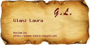 Glanz Laura névjegykártya
